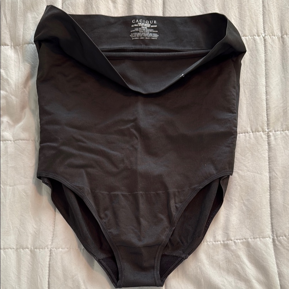 Cacique Black Ultra High-Waist Brief